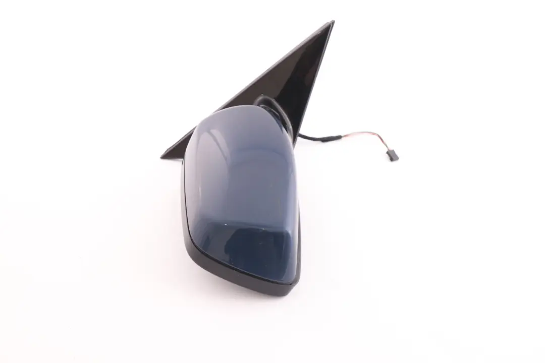 BMW 5 Series E60 LCI M Sport Right Wing Mirror O/S High Gloss Mysticblau Blue