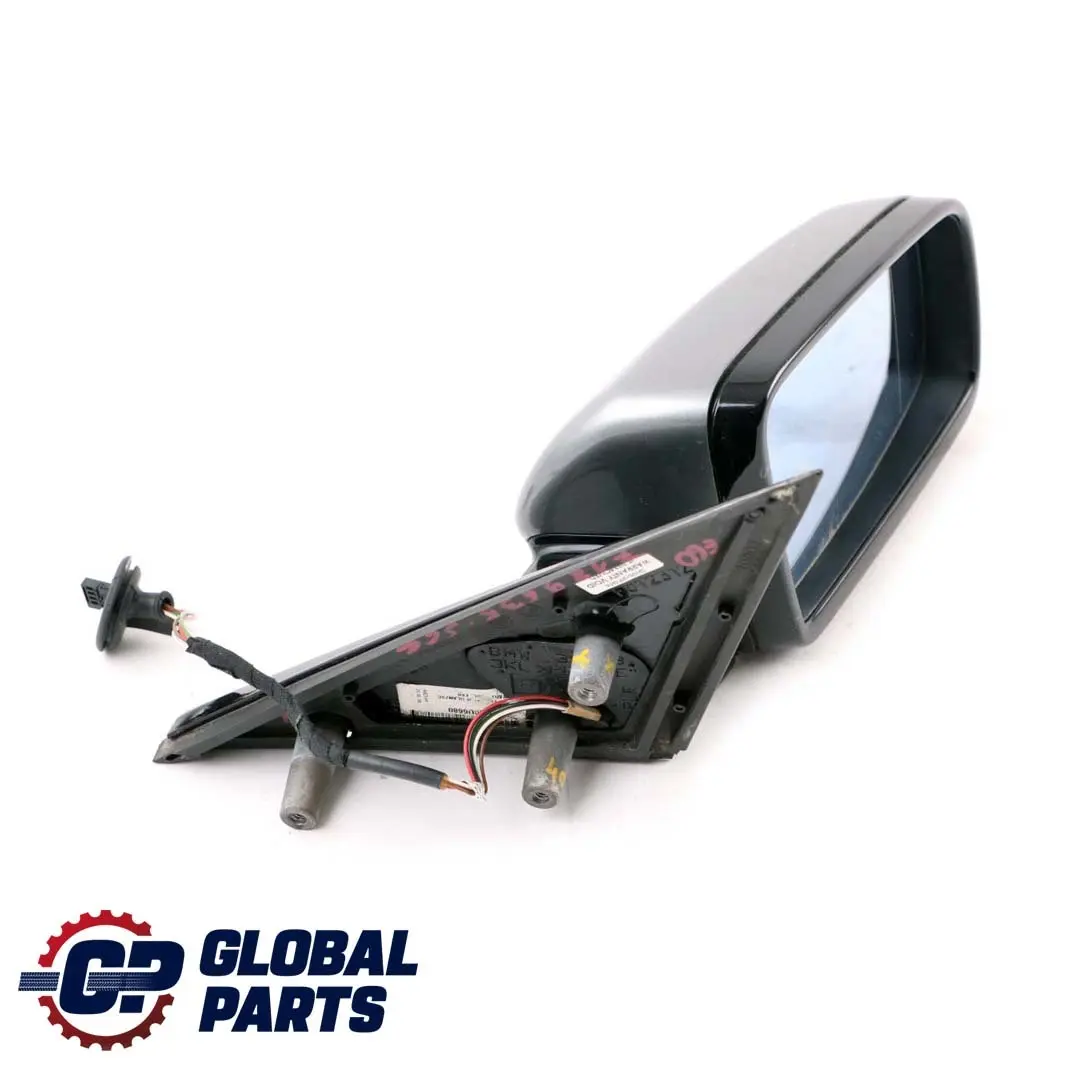 BMW 5 E60 E61 LCI M Sport Right Wing Mirror O/S High Gloss Spacegrau Grey A52