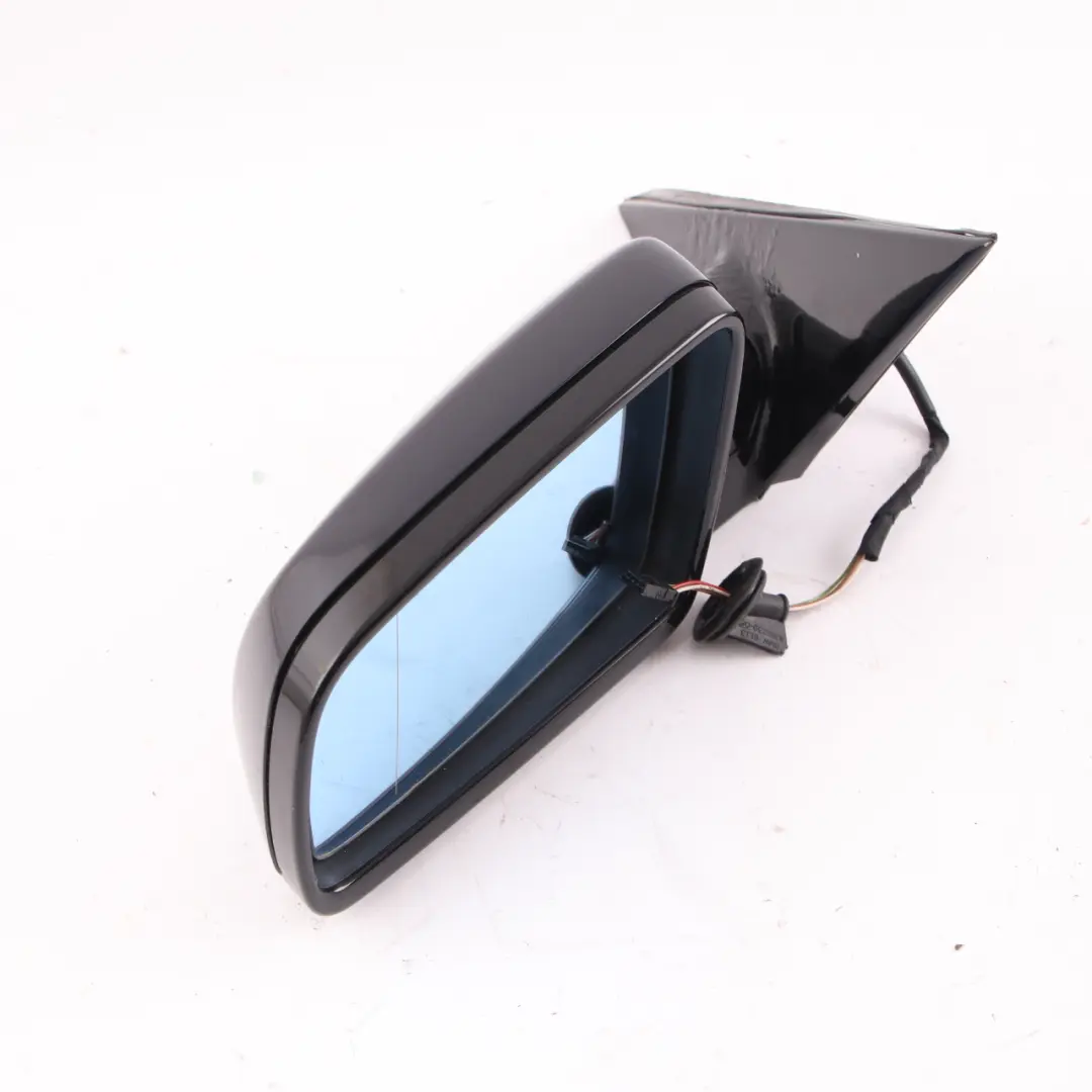 Door Wing Mirror BMW E60 E61 LCI M Sport Left N/S High Gloss Carbon Black 416