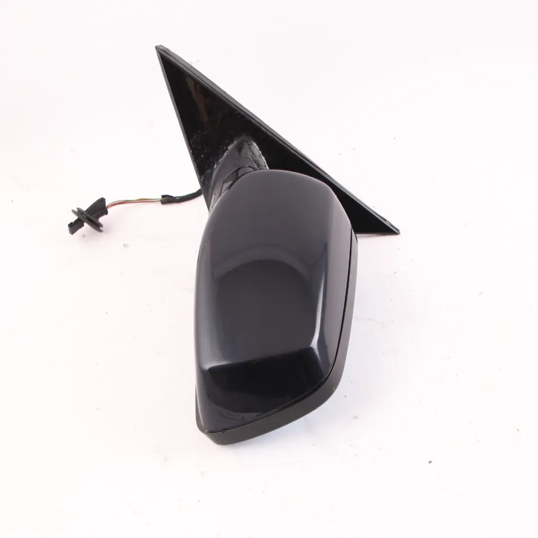 Door Wing Mirror BMW E60 E61 LCI M Sport Left N/S High Gloss Carbon Black 416