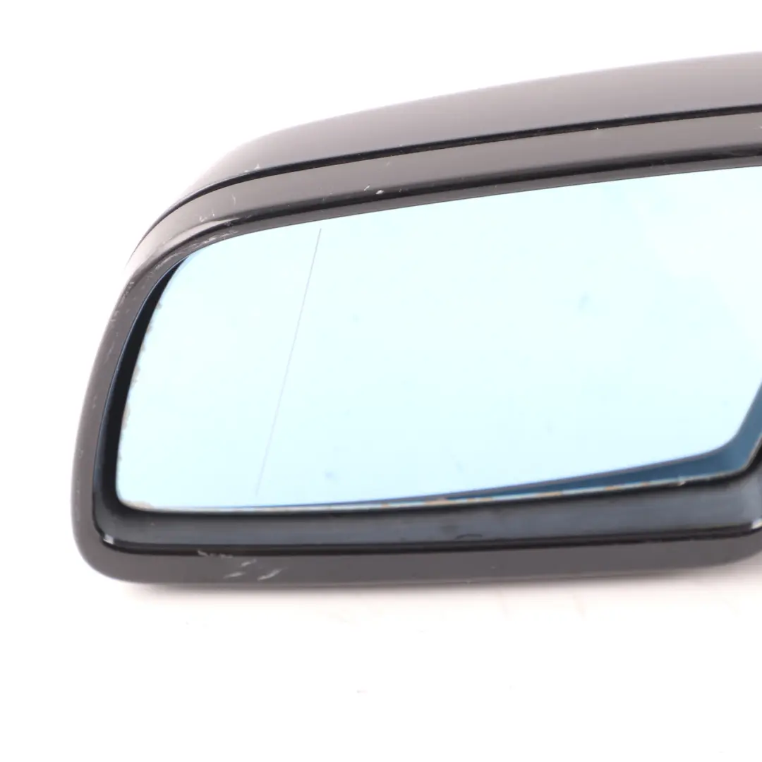 Wing Mirror BMW E60 E61 LCI M Sport Left N/S High Gloss Carbonschwarz Black 416