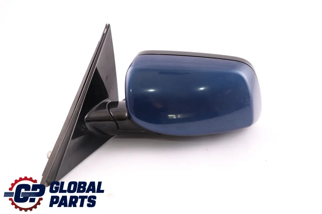 BMW 5 Series E60 E61 LCI M Sport Left Wing Mirror N/S High Gloss Mysticblau Blue