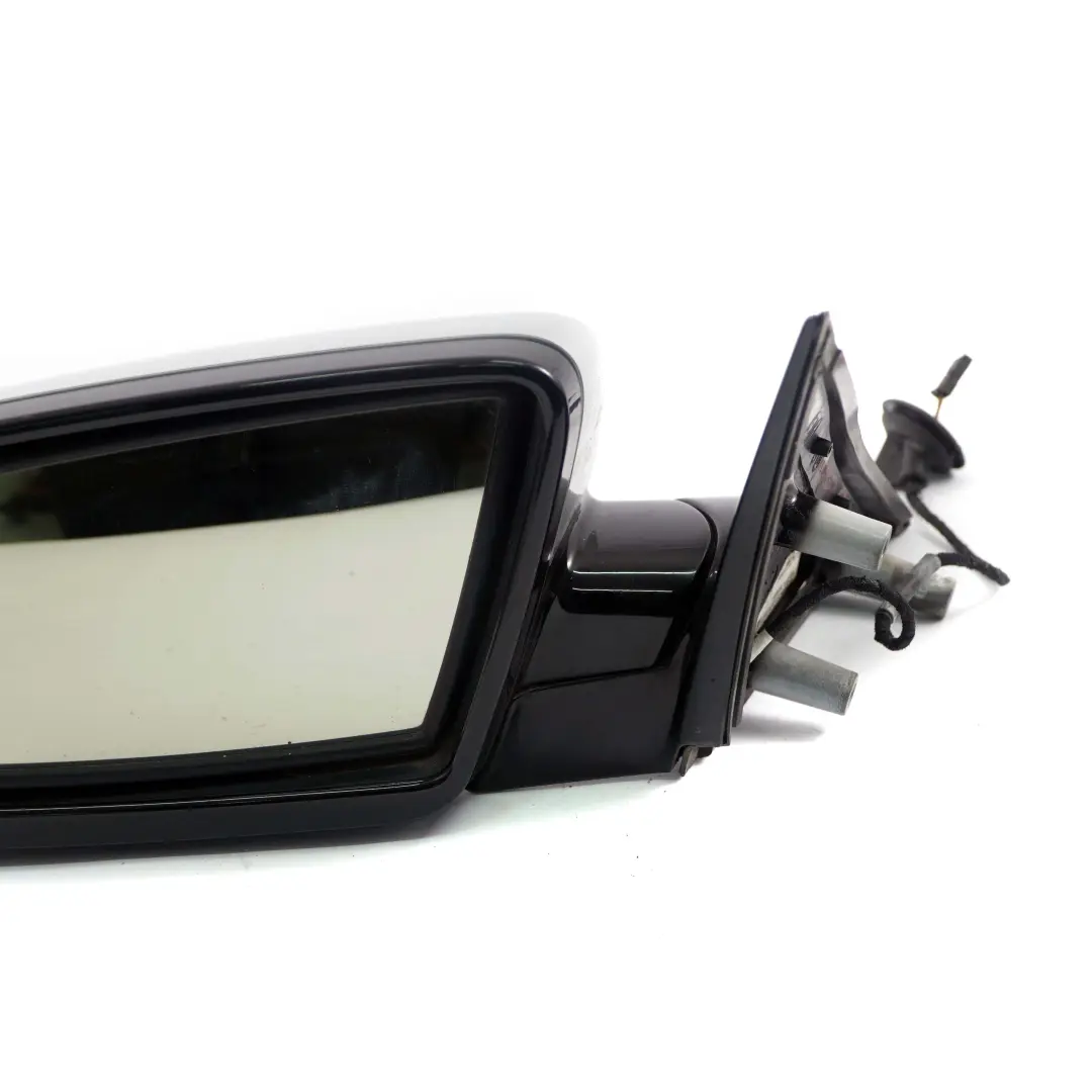 BMW E60 E61 LCI M Sport Left Wing Mirror N/S High Gloss Auto Dip Titansilber 354