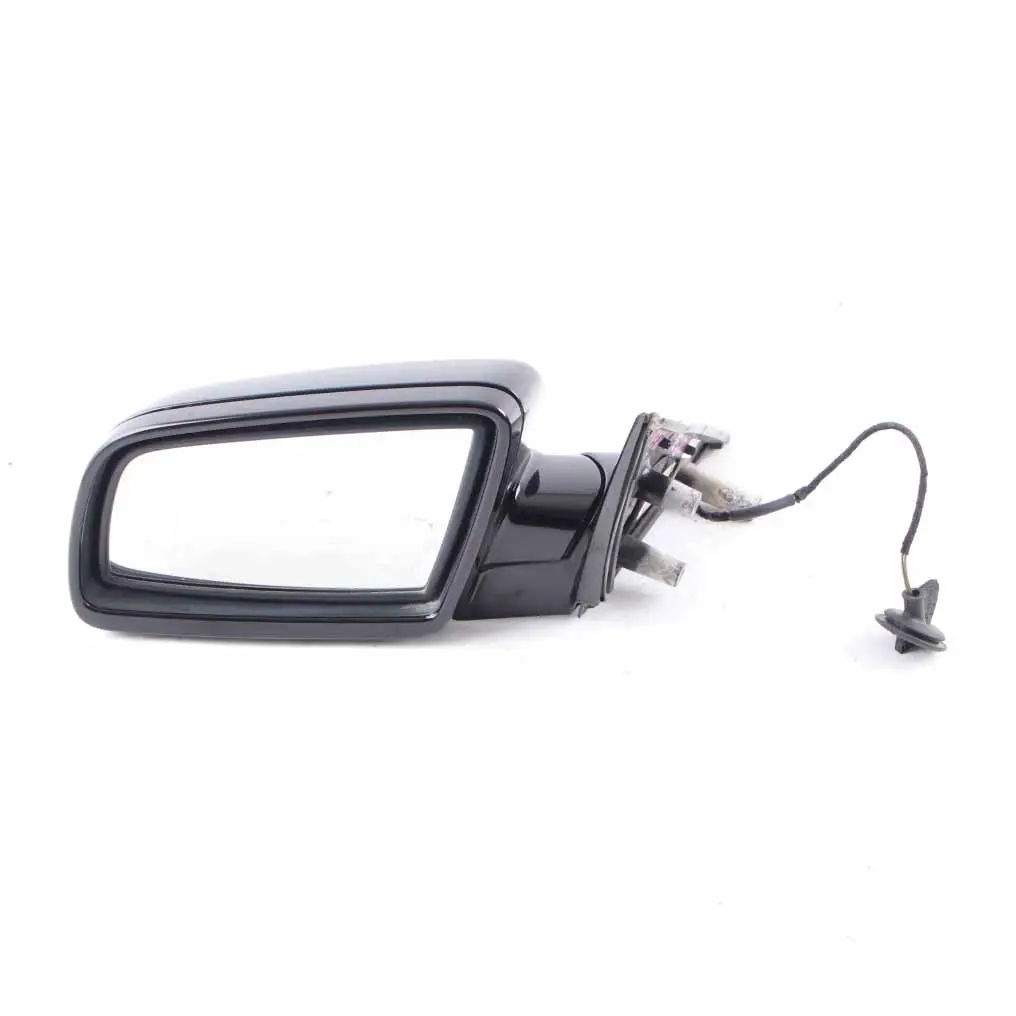 Wing Mirror BMW E60 E61 Auto Dip Heated Left N/S Carbon Black Metallic - 416