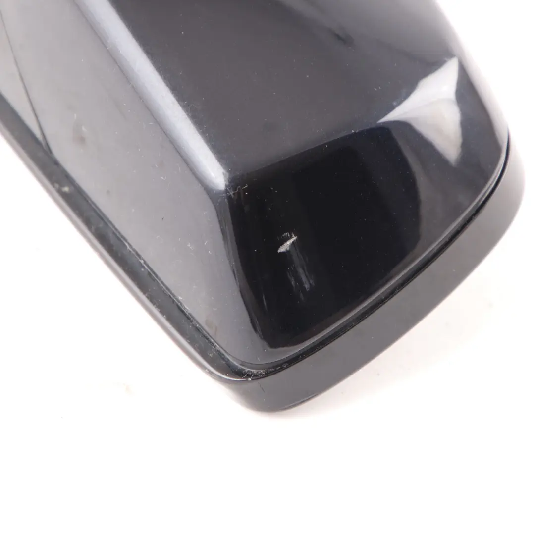 Wing Mirror BMW E60 E61 Auto Dip Heated Left N/S Carbon Black Metallic - 416