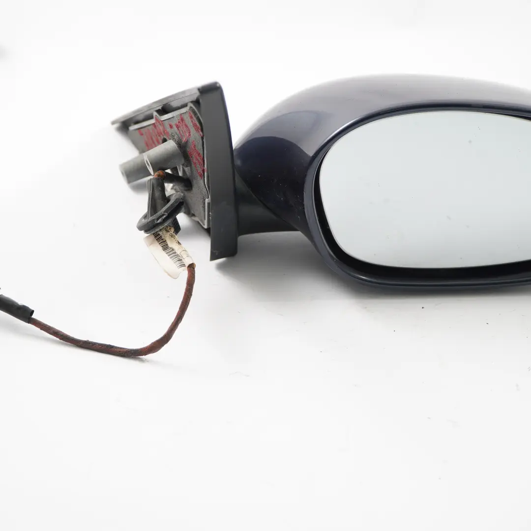 BMW Z4 E85 Wing Mirror Right O/S Heated Outside Toledoblau Metallic Blue 482