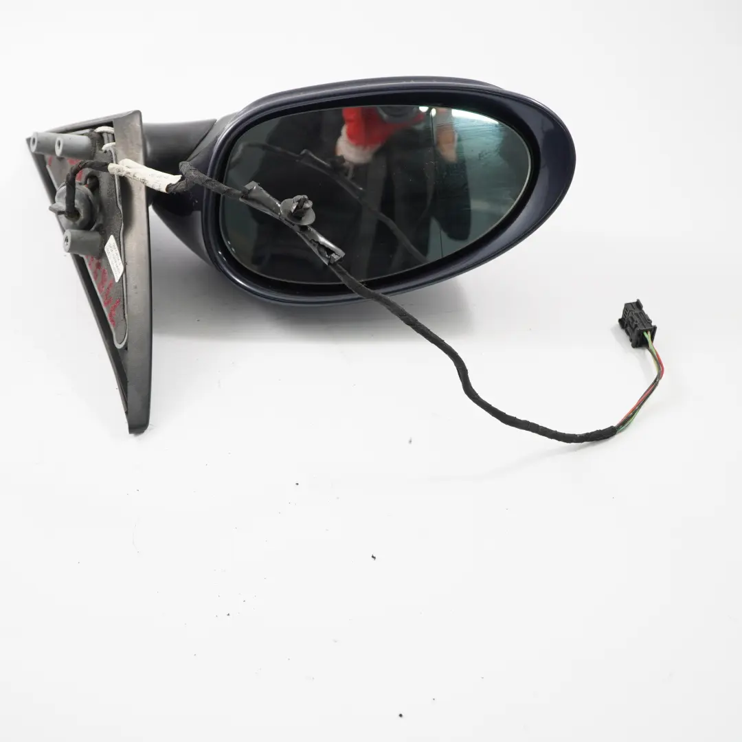 BMW Z4 E85 E86 Wing Mirror Left N/S Heated Toledoblau Metallic Blue 482