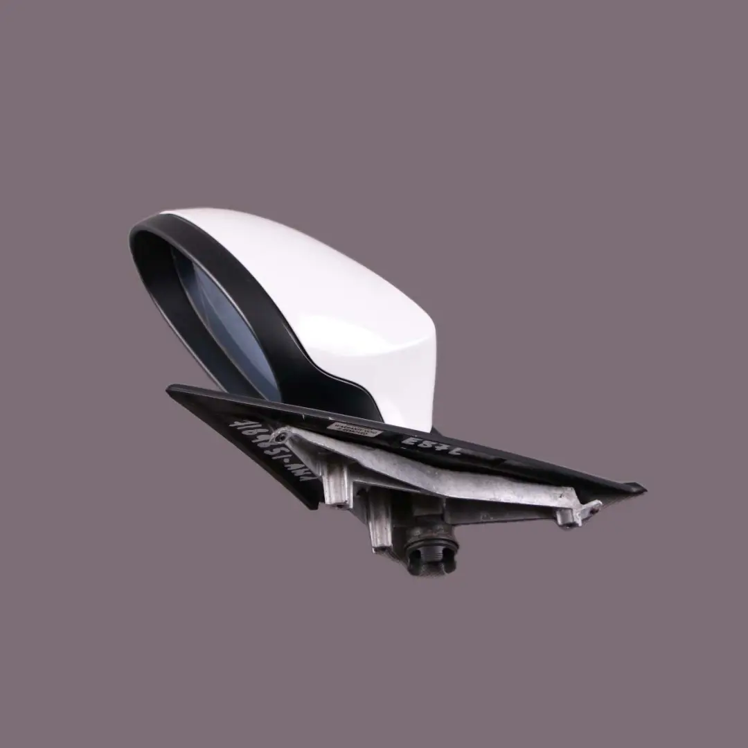 BMW 1 Series 1 E87 Left Heated Passenger Wing Mirror N/S Alpinweiss White 300