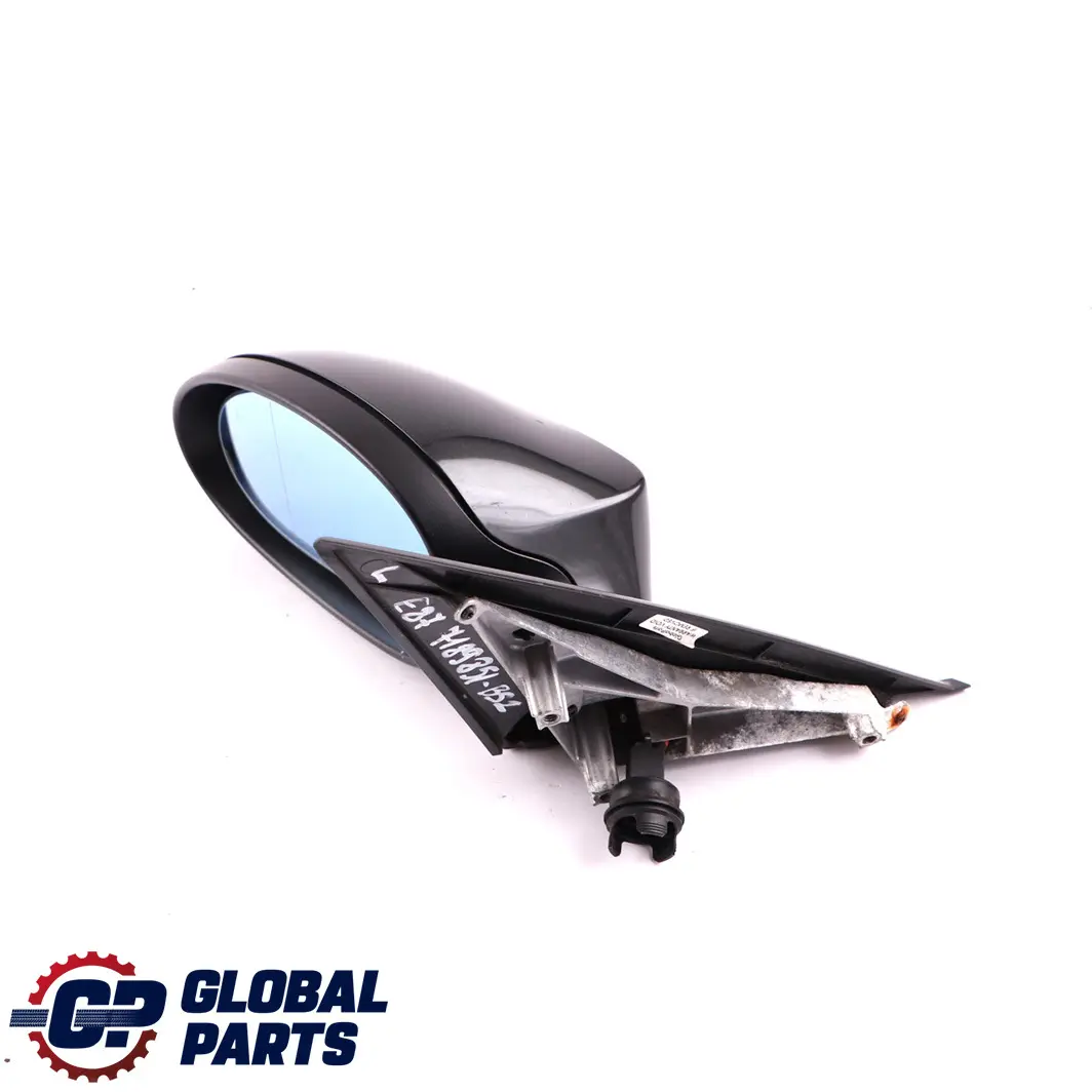 BMW 1 Series 2 E87 Outside Left Wing Mirror N/S Black Sapphire Metallic 475