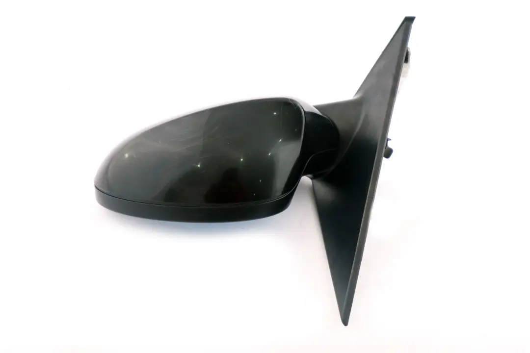 BMW 1 Series 4 E87 Left Heated Wing Mirror N/S Black Sapphire Metallic 475