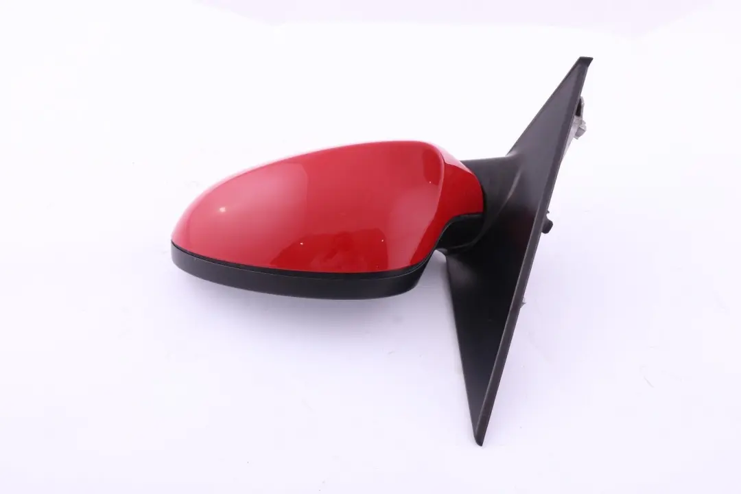 BMW 1 Series E87 Heated Left Wing Mirror N/S 5 Pins Karmesinrot Crimson Red A61