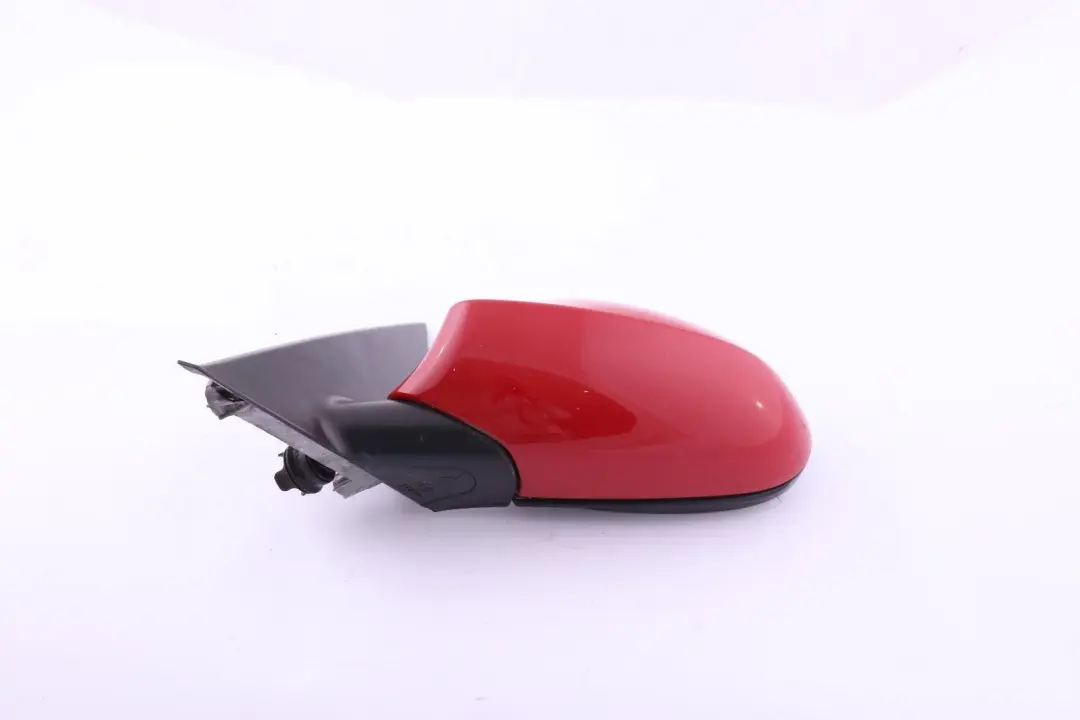 BMW 1 Series E87 Heated Left Wing Mirror N/S 5 Pins Karmesinrot Crimson Red A61