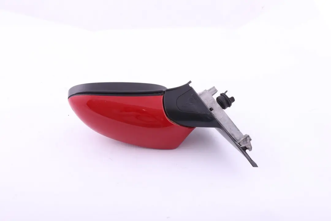 BMW 1 Series E87 Heated Left Wing Mirror N/S 5 Pins Karmesinrot Crimson Red A61