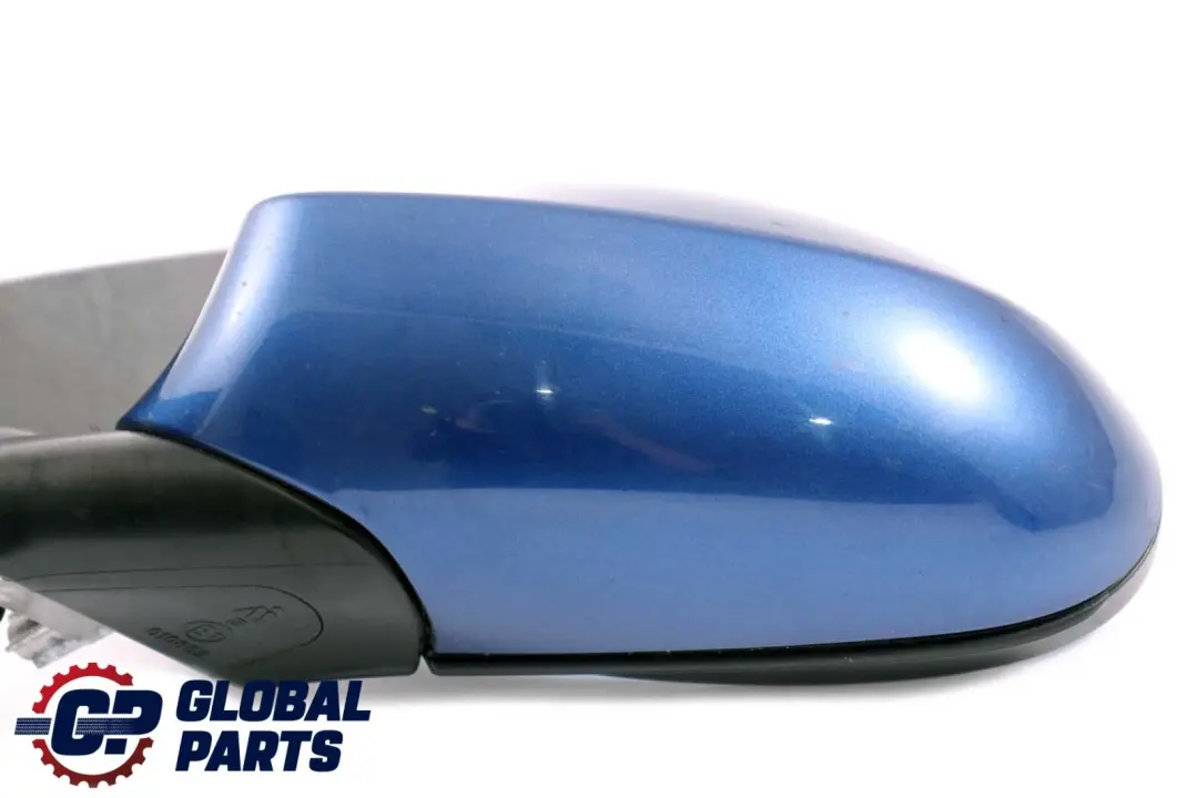 BMW 1 Series E87 Heated Left Wing Mirror 5 Pins N/S Montegoblau Montego Blue A51