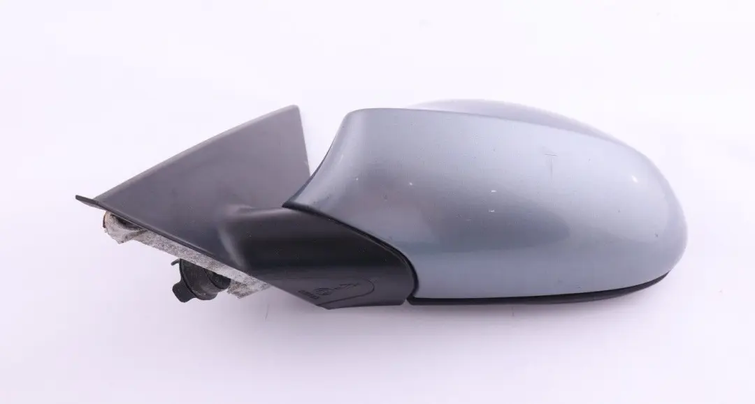 BMW 1 Series 5 E87 Heated Left Wing Mirror N/S Quarzblau Quartz Blue Metallic