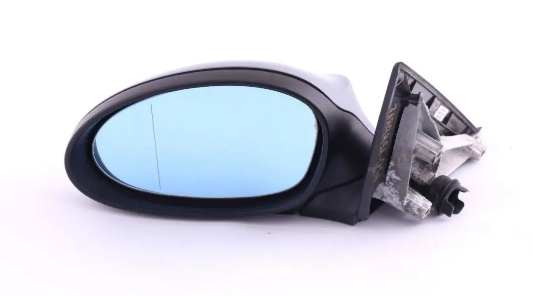 BMW 1 Series 5 E87 Heated Left Wing Mirror N/S Quarzblau Quartz Blue Metallic