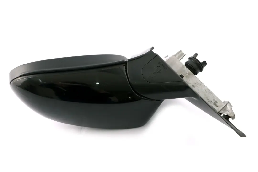 BMW 1 Series 1 E87 Left Heated Outside Door Wing Mirror N/S Schwarz 2 Black 668