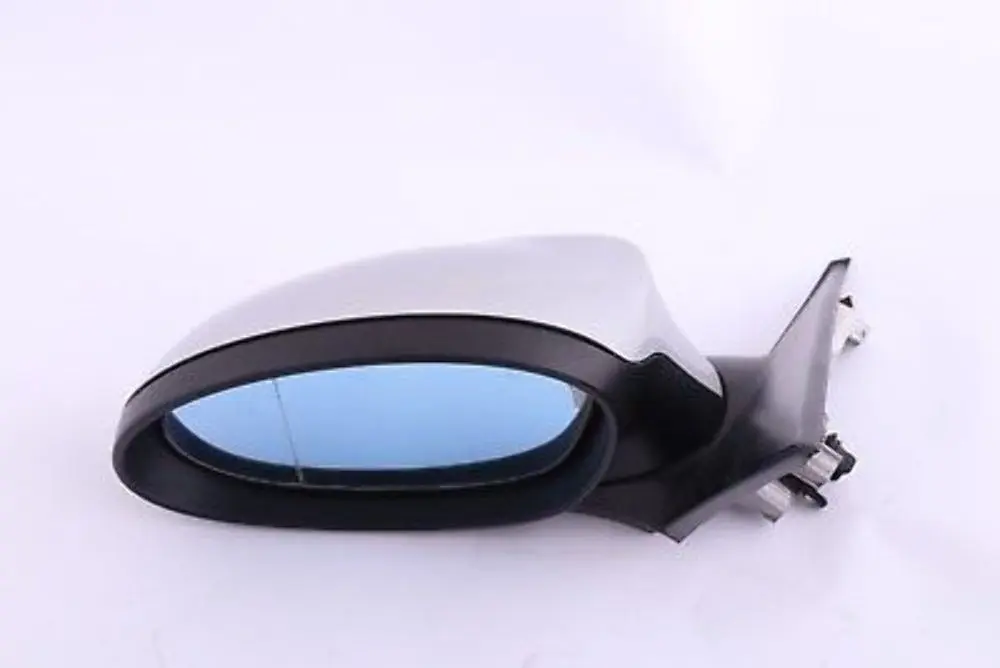 BMW 1 Series 9 E87 Heated Left Wing Mirror N/S Titansilber Titan Silver Metallic