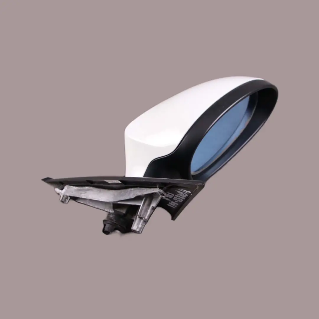 BMW 1 Series E87 Heated Right Wing Mirror O/S 5 Pin Alpinweiss Alpine White 300