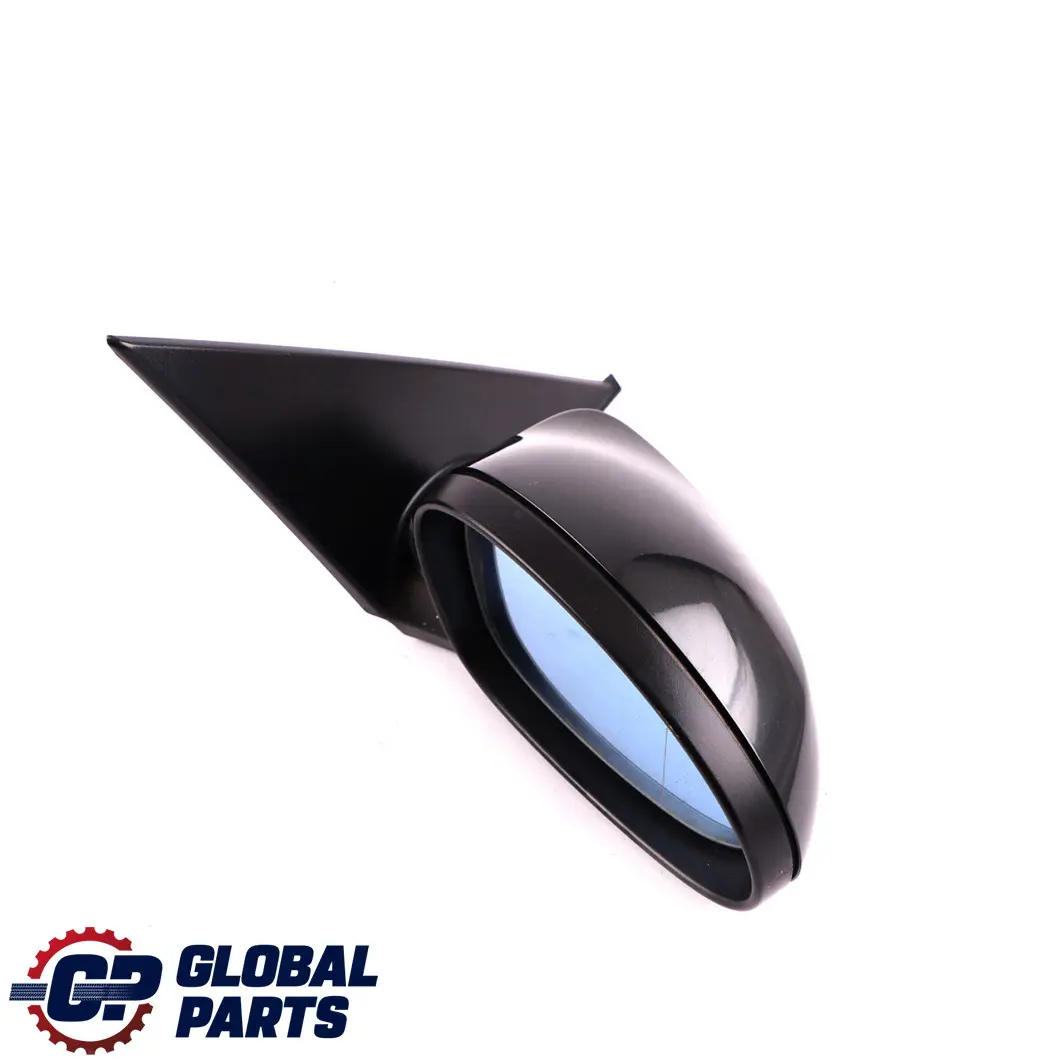 BMW 1 Series E87 Heated Right Side Wing Mirror O/S Black Sapphire Metallic 475