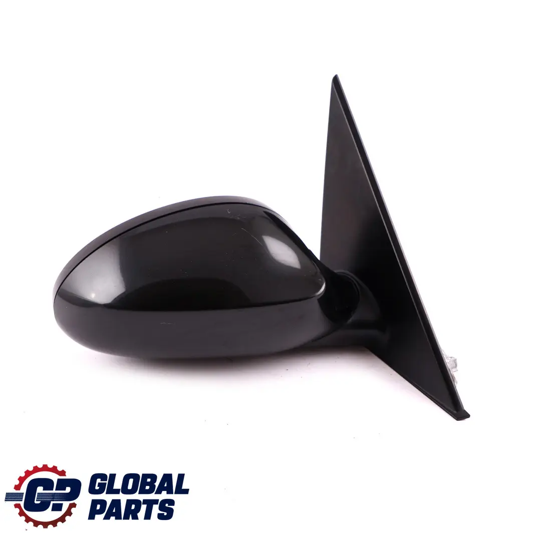 BMW 1 Series E87 Heated Right Side Wing Mirror O/S Black Sapphire Metallic 475