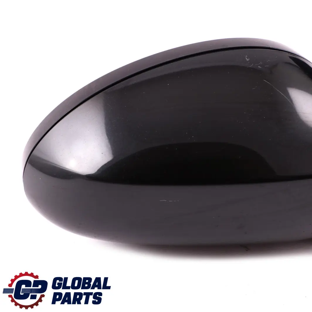 BMW 1 Series E87 Heated Right Side Wing Mirror O/S Black Sapphire Metallic 475