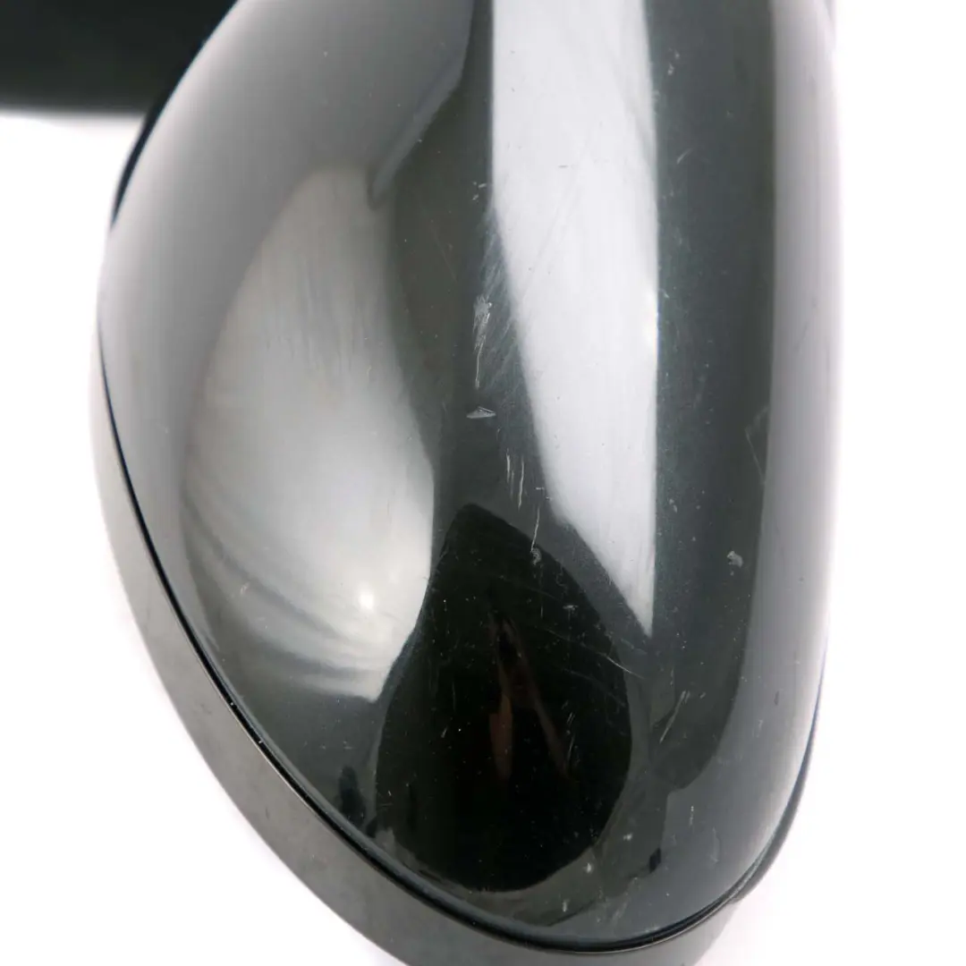 Wing Mirror BMW E87 7 Heated Right Door O/S Black Sapphire Metallic 475