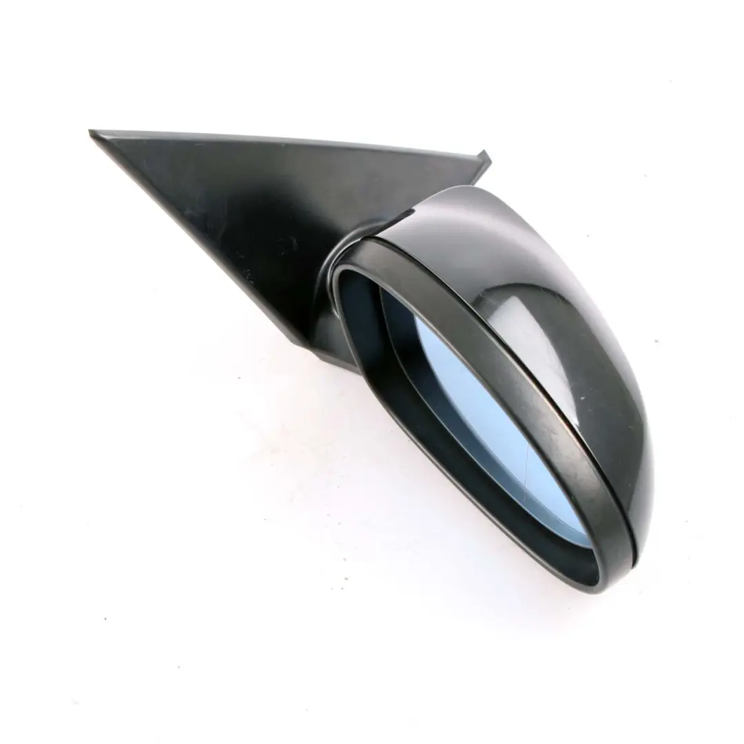 Wing Mirror BMW E87 7 Heated Right Door O/S Black Sapphire Metallic 475