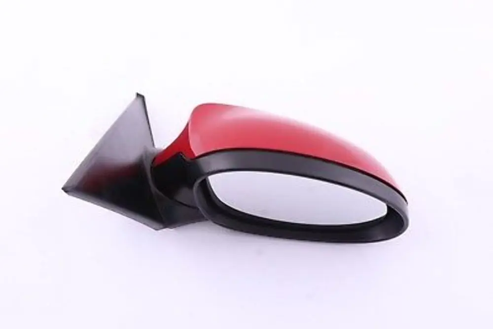 BMW 1 Series E87 Driver Right Heated Wing Mirror O/S Karmesinrot Crimson Red A61