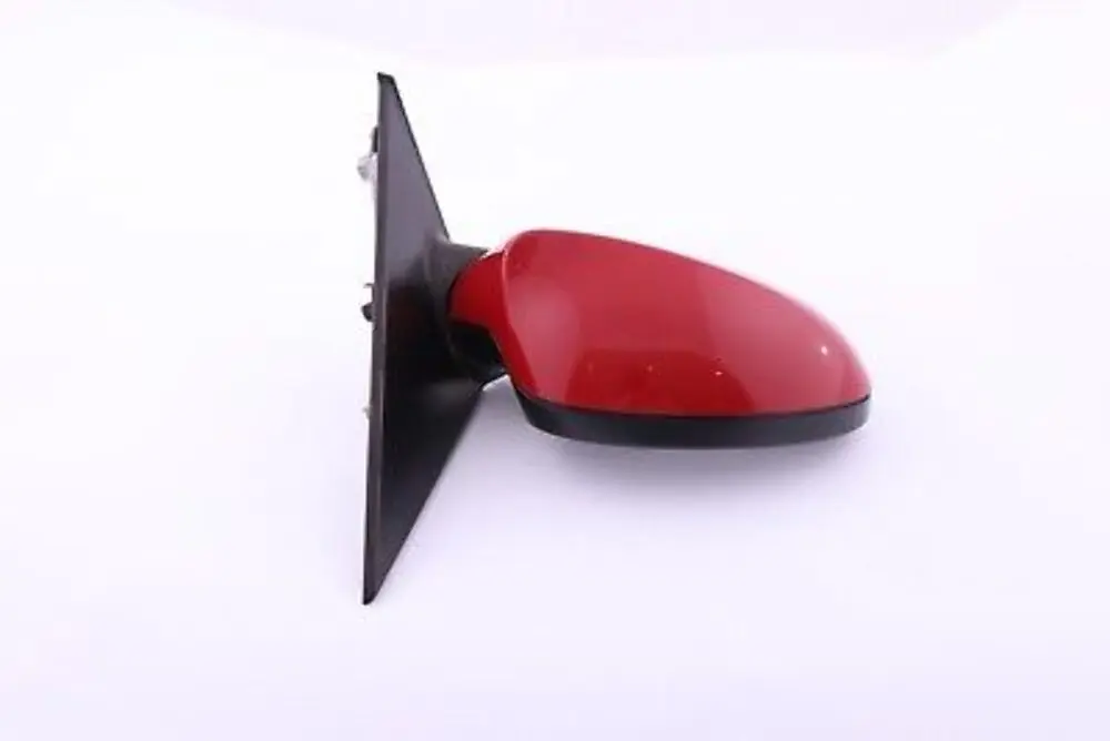 BMW 1 Series E87 Driver Right Heated Wing Mirror O/S Karmesinrot Crimson Red A61