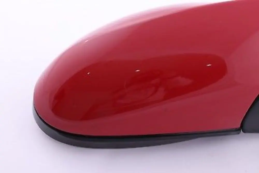 BMW 1 Series E87 Driver Right Heated Wing Mirror O/S Karmesinrot Crimson Red A61