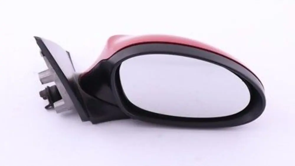 BMW 1 Series E87 Driver Right Heated Wing Mirror O/S Karmesinrot Crimson Red A61