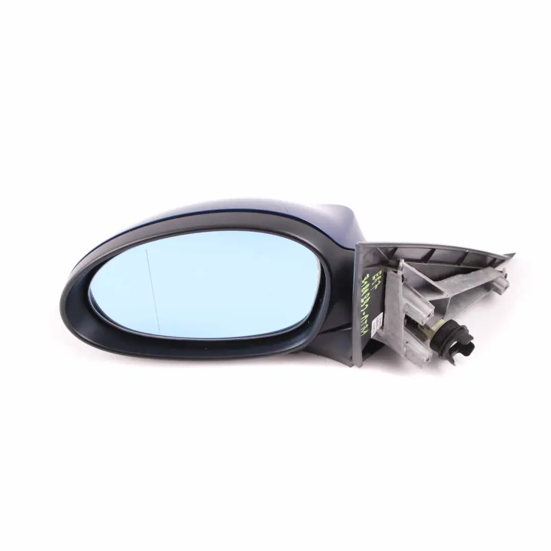 BMW E87 Wing Mirror Heated Right Door O/S Montegoblau Metallic Blue A51