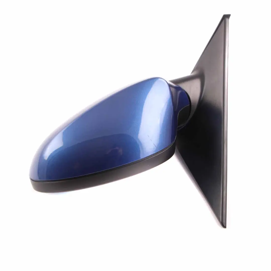 BMW E87 Wing Mirror Heated Right Door O/S Montegoblau Metallic Blue A51