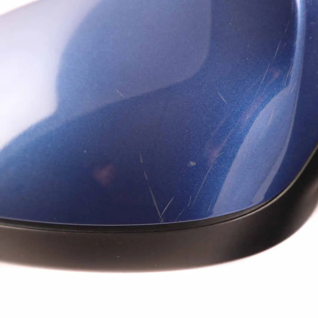 BMW E87 Wing Mirror Heated Right Door O/S Montegoblau Metallic Blue A51