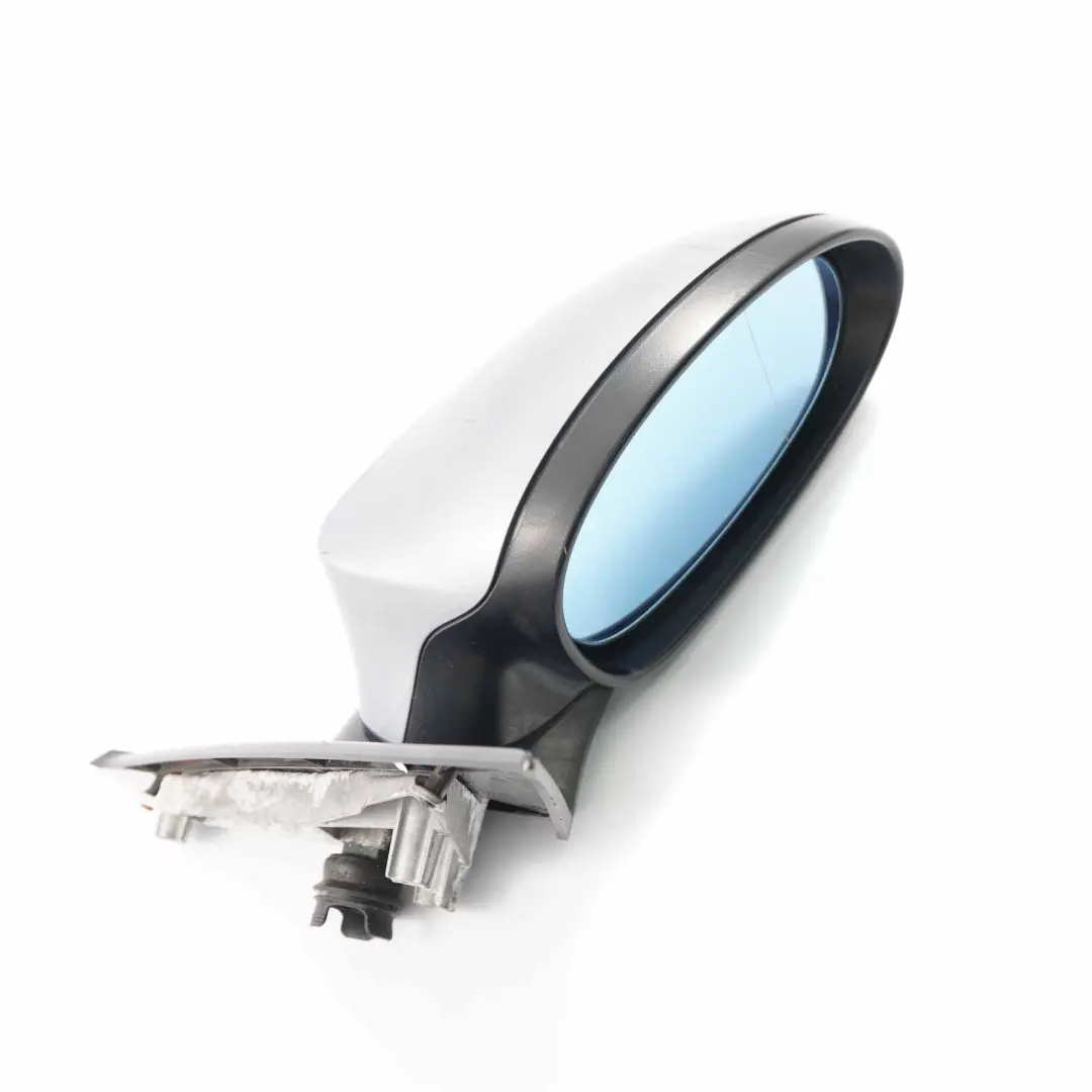 BMW E87 Heated Outside Right Wing Mirror O/S Quarzblau Quartz Blue A18