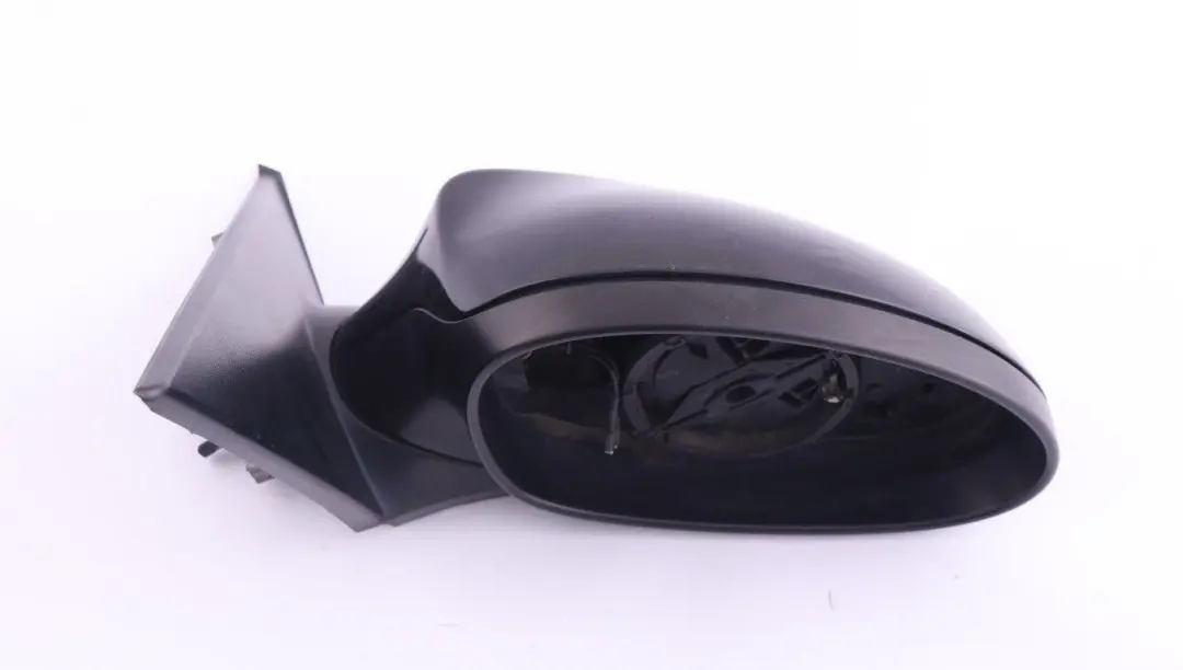 BMW 1 Series 2 E87 Heated Driver Side Right Wing Mirror O/S Schwarz 2 Black