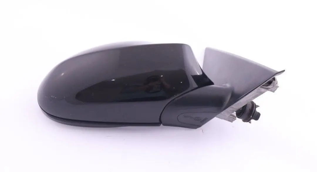 BMW 1 Series 2 E87 Heated Driver Side Right Wing Mirror O/S Schwarz 2 Black