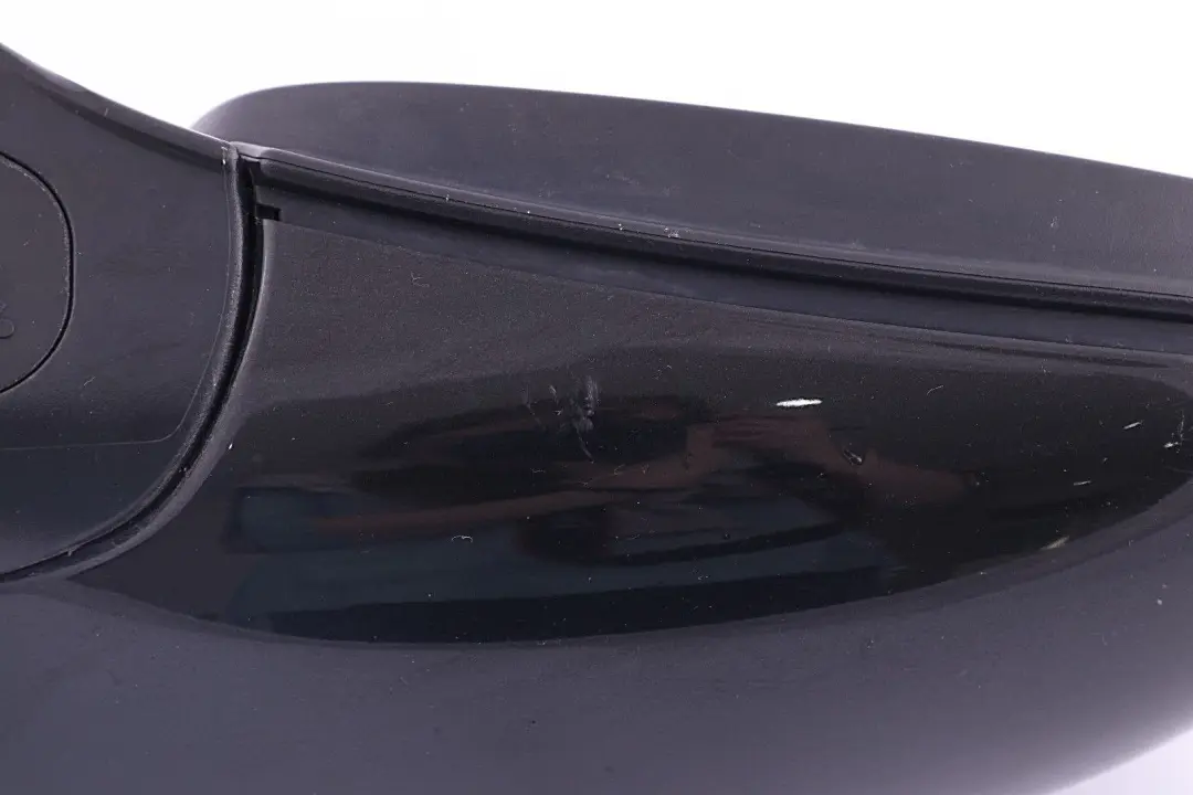 BMW 1 Series 2 E87 Heated Driver Side Right Wing Mirror O/S Schwarz 2 Black