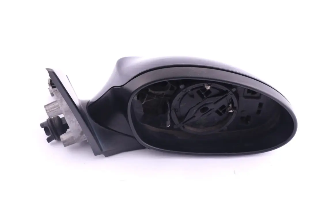 BMW 1 Series 2 E87 Heated Driver Side Right Wing Mirror O/S Schwarz 2 Black