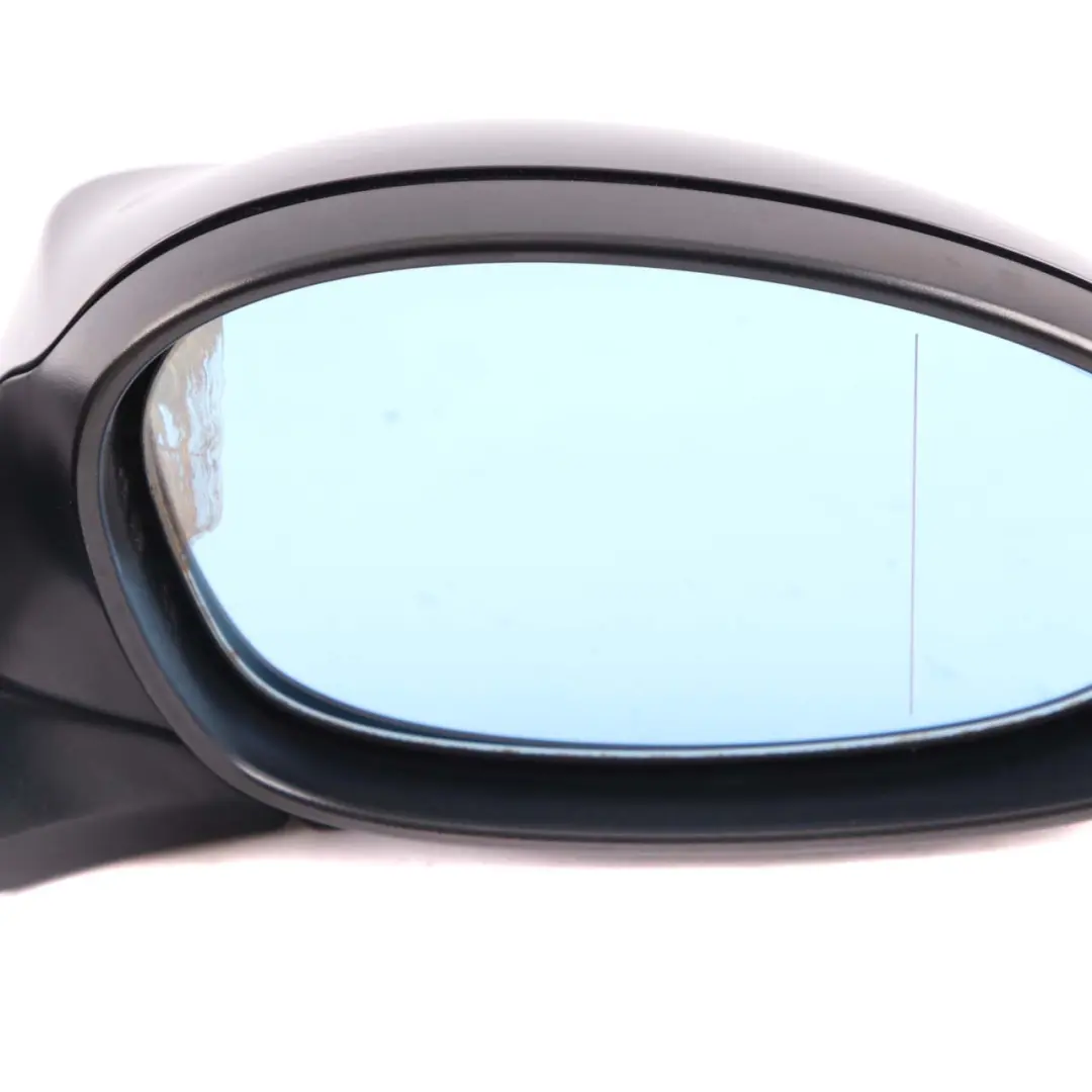 Wing Mirror BMW E87 Driver's Side Heated Right Door O/S Schwarz 2 Black 668