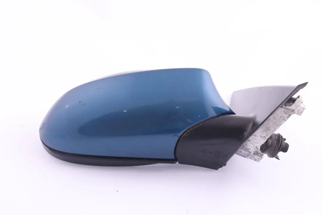 BMW 1 Series 5 E87 Heated Right Wing Mirror O/S Sydneyblau Sydney Blau Blue A19