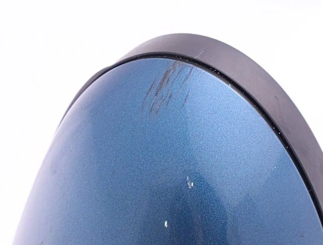 BMW 1 Series 5 E87 Heated Right Wing Mirror O/S Sydneyblau Sydney Blau Blue A19