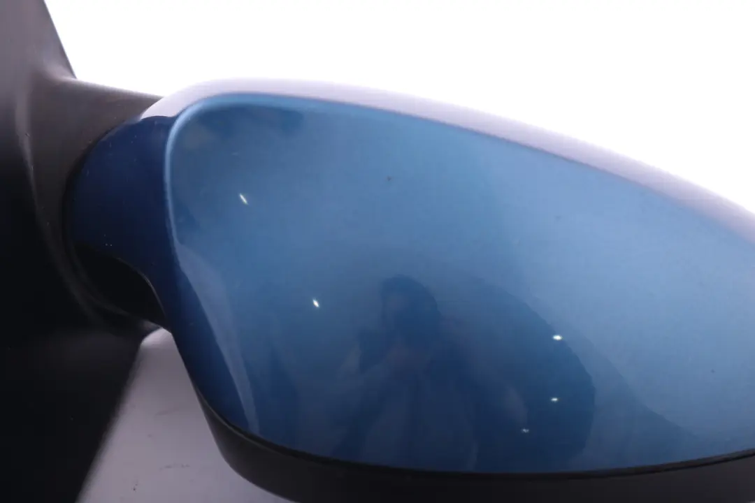 BMW 1 Series 6 E87 Heated Right Wing Mirror O/S Sydneyblau Sydney Blau Blue A19