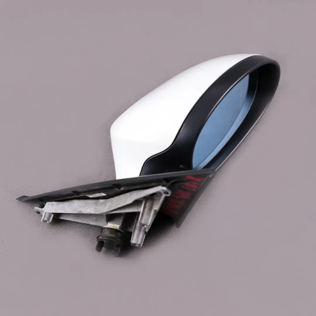 BMW 1 Series E87 Outside Heated Right Wing Mirror O/S 5 Pin White 7189852