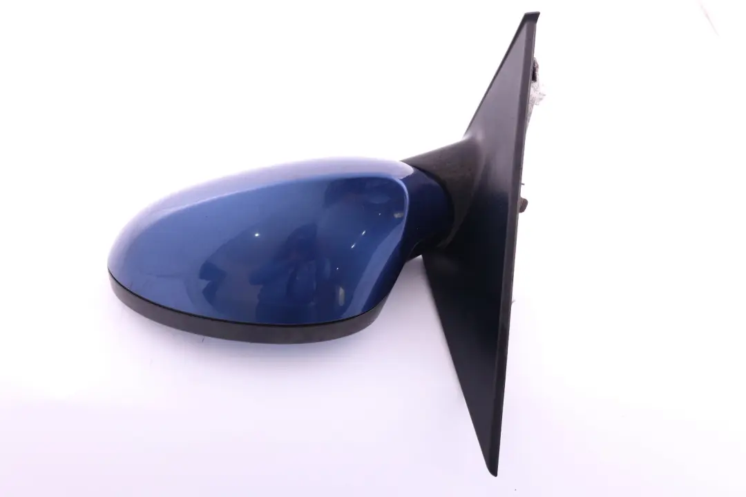 BMW 1 Series E87 Power Fold Left Wing Mirror N/S Montegoblau Montego Blue