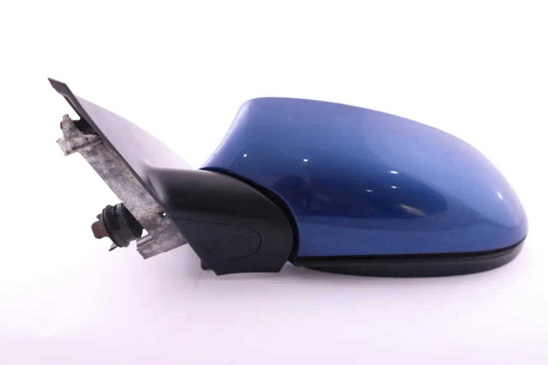 BMW 1 Series E87 Power Fold Left Wing Mirror N/S Montegoblau Montego Blue