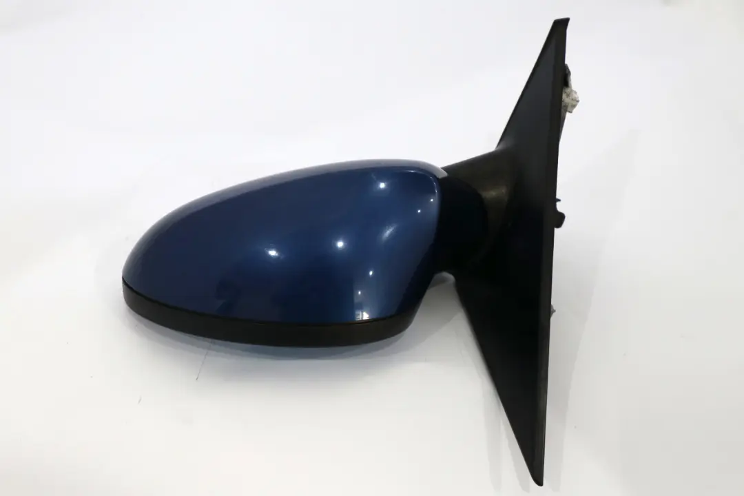 BMW 1 Series E87 Power Fold Left Wing Mirror N/S Montegoblau Montego Blue