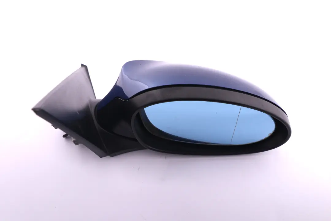 BMW 1 Series E87 Power Fold Right Wing Mirror O/S Montegoblau Montego Blue