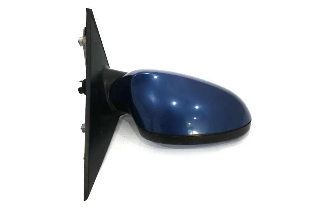 BMW 1 Series E87 Power Fold Right Wing Mirror O/S Montegoblau Montego Blue